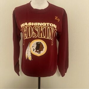 Vintage Artex Sportswear Women’s Medium Washington RedSkins Sweatshirt Made USA